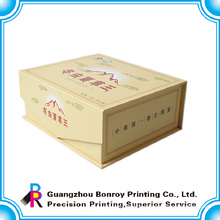 china factory CMYK popular book-shaped custom printed paper box